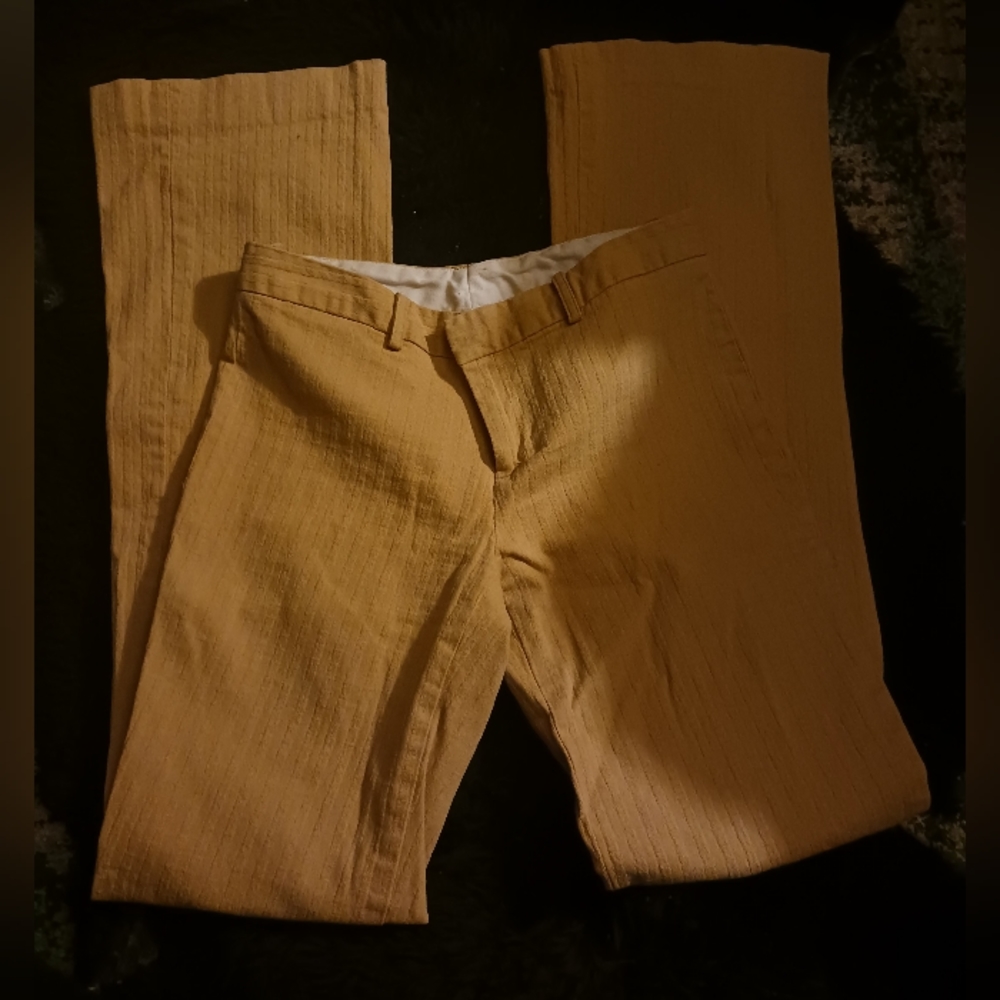 Vintage Tan Flare Pants